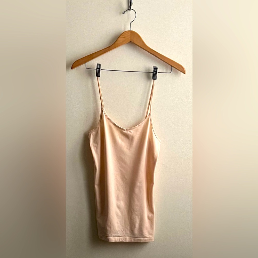 Ecru soft cotton tank